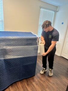 our workers packing objects